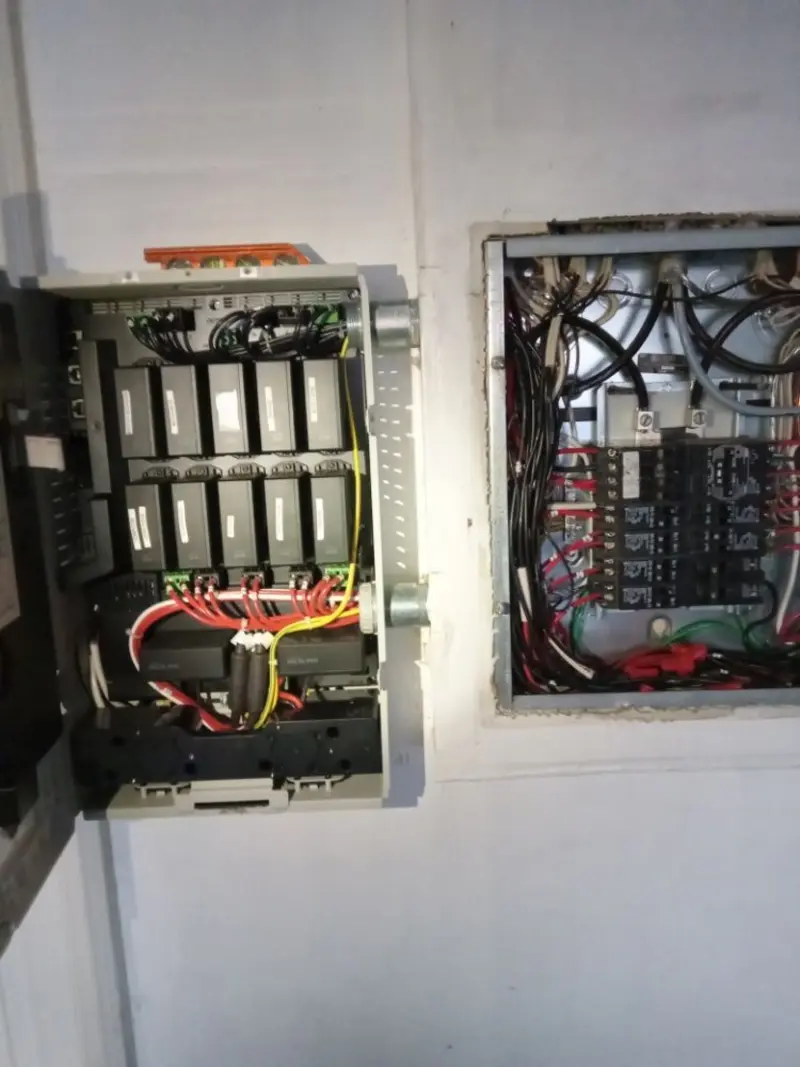 Electrical panel upgrade completed for Security Camera Wiring in North Brooksville